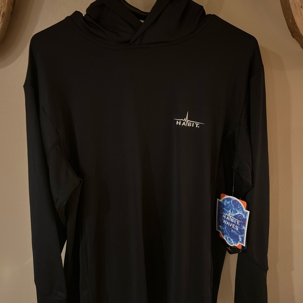 Habitat Fishing Black Hoodie